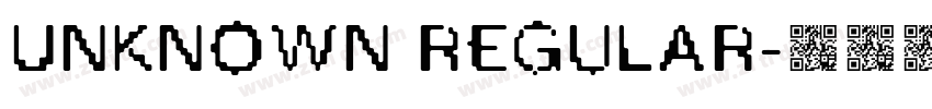 Unknown regular字体转换